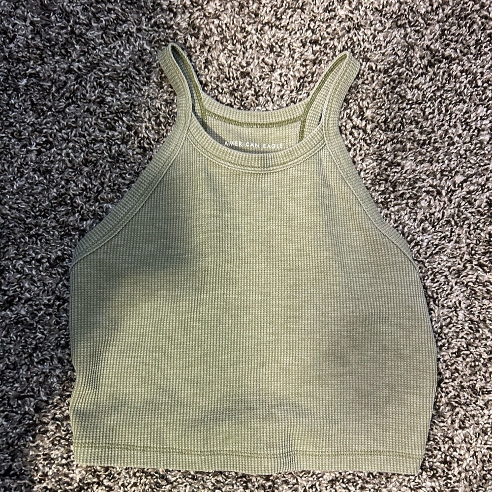 Green American Eagle tank top. Size M